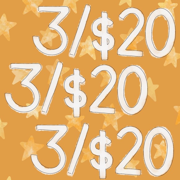 Items marked with a ⭐️ are 3/$20! - Picture 1 of 1
